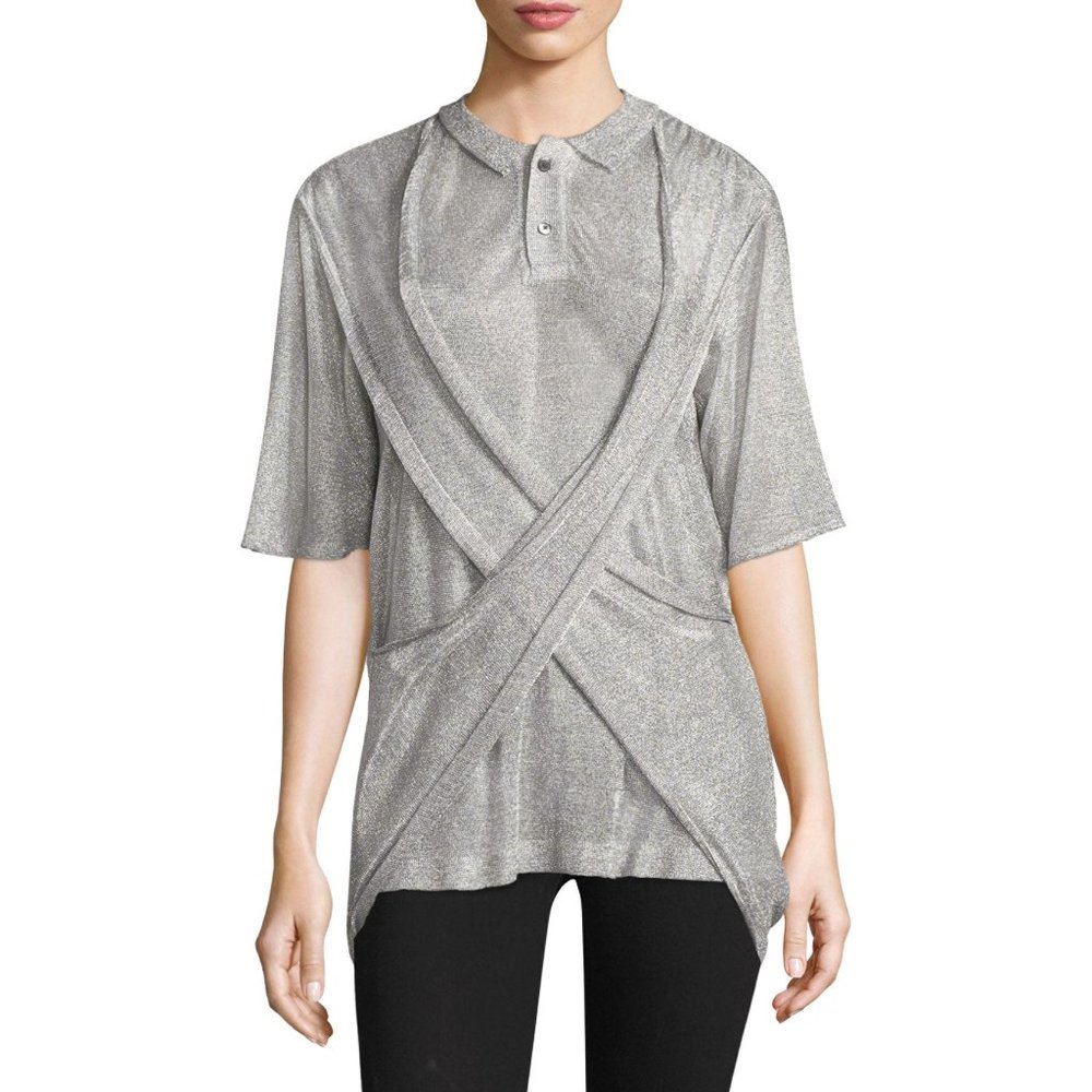Helmut Lang Double Cross Polo